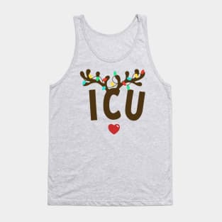 ICU Nurse Christmas Tank Top